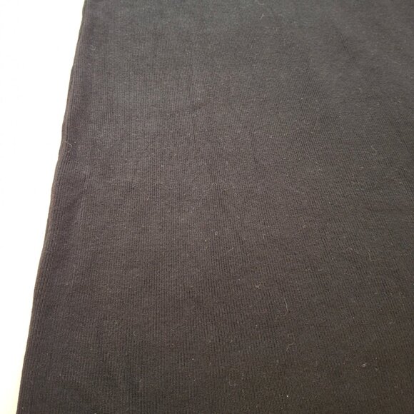 Sleek Zara Knit Size L Boatneck Bodycon 3/4 Sleeve Midi Dress Pull On - Picture 5 of 15